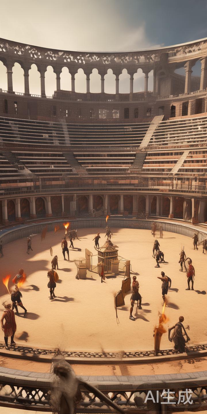 在现代体育游戏中加入罗马元素，最直观的表现方式是借